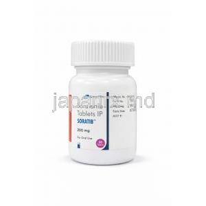 ソラティブ, ソラフェニブ 錠剤 200mg, ボトル