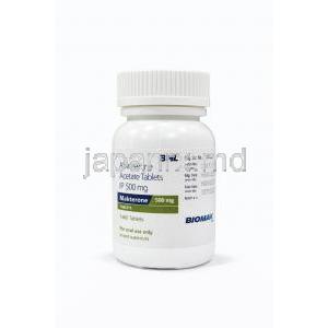マクテロン, アビラテロン酢酸エステル 500mg, ボトル