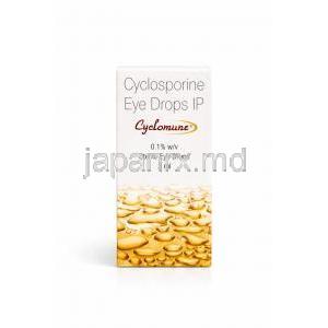 シクロミューン 点眼薬, シクロスポリン 0.1%, 3 ml, 箱