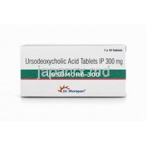 ウルソモア, ウルソデオキシコール酸 300 mg, 箱正面
