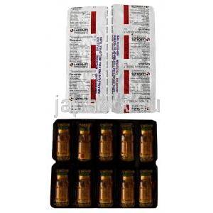 デキサラボ注射, デキサメタゾン 4mg, 注射バイアル　2ml, 製造元：Laborate, バイアル, シート情報