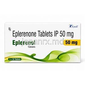 エプレレノール, エプレレノン 50 mg, 箱正面