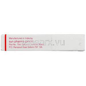 カベルゴリン, カベルリン Caberlin 0.25MG 錠 (Sun Pharma) 製造者情報