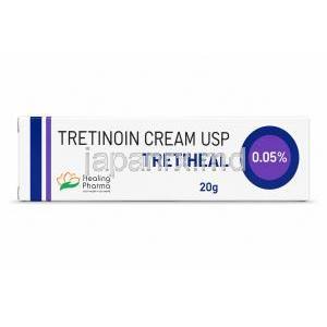 トレチヒール, トレチノイン 0.05%, クリーム 20g, パッケージ正面