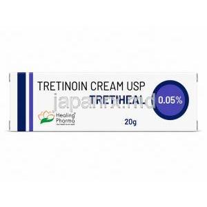 トレチヒール, トレチノイン 0.05%, クリーム 20g, 外箱
