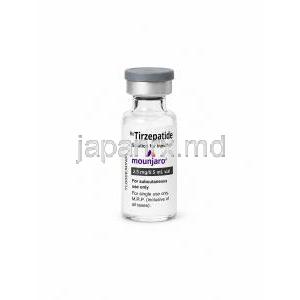 ムンジャロ注射, チルゼパチド 0.5 ｍL あたり2.5 mg, バイアル