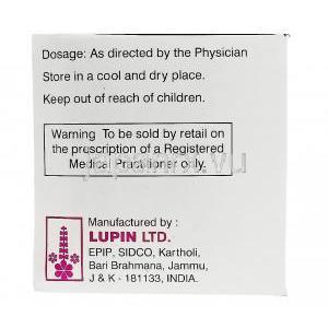 ルシファックス Rcifax, キシファクサン ジェネリック, リファキシミン 200mg 錠 (Lupin) 製造者情報