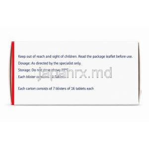 ニュベクオ, ダロルタミド 300 mg, 製造元：バイエルインド, 箱情報, 保管方法