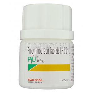 プロピルチオウラシル（チウラジール ジェネリック）, PTU 50mg 錠 (Macleods)
