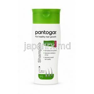 パントガール 女性用薄毛対策シャンプー, シャンプー 200 mL  (女性用), 製造元：Merz Pharmaceuticals,ボトル表面