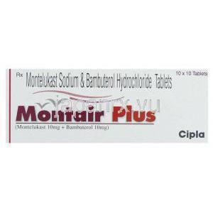 モンテール プラス Montair Plus, シングレア ジェネリック, モンテルカスト・バンブテロール配合