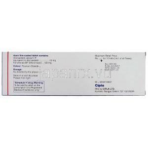 アトーリップ-F Atorlip-F, アトルバスタチン・フェノフィブラート配合10mg/160mg 錠 (CIpla) 製造者情報