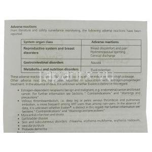 エバロン Evalon, エストリオール Estriol 1mg 錠 (Shering-Plough) 情報シート13