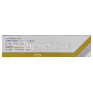 ロパリン Loparin, エノキサパリンナトリウム 40mg 0.4ml 注射 (Intas) 箱