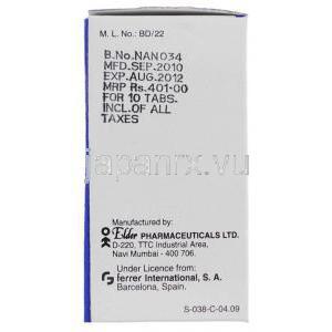 シチコリン （ソマジナ） 500mg 錠 (Elder) 製造者情報