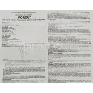 ボルズ Vorzu, ボリコナゾール ジェネリック, ブイフェンド 200mg 錠 (Ranbaxy) 情報シート1