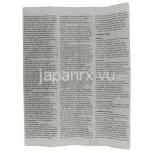 ラジレス Rasilez,  アリスキレン Aliskiren 300mg (Novartis) 情報シート4