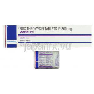 ロシッド Rocid, ルリッド ジェネリック, ロキシスロマイシン 150mg 錠 (Alembic)