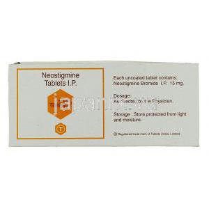 チルスチグミン Tilstigmin, ワゴスチグミン, ネオスチグミン 15mg 錠 (Tablets) 箱