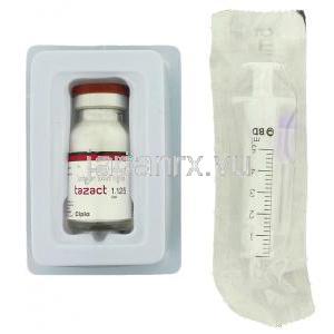 ピペラシリン/ トゾバクタム配合（ゾシンジェネリック）, Tazact 1.125 注射 (Cipla) 注射・シリンジ