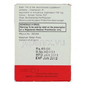 フェキシン ・ Phexin 小児用 ドロップ (GSK) 成分