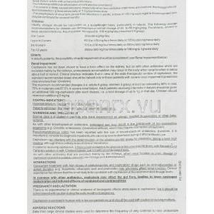 フェキシン ・ Phexin 小児用 ドロップ (GSK) 情報シート2