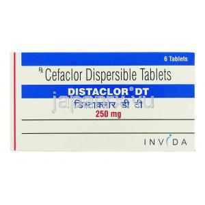 ディスタクロール Distaclor CD, ジェネリックケフラール, セファクロル 250mg カプセル (Baroque Pharma) 箱