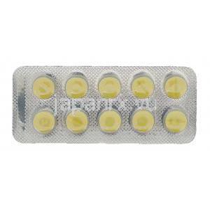 フェブキソスタット（ウロリック ジェネリック）,  ファビュラス Fabulas 40mg 錠 (Intas) 包装