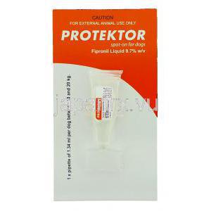 プロテクトール Protektor, フロントラインプラス ジェネリック , Fipronil Liquid フィプロニル 9.7% スポッ
