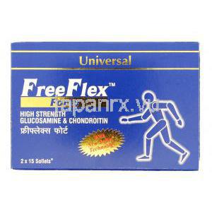 フリーフレックス Free Flex. グルコサミン硫酸塩・イオン塩化物 コンドロイチン 配合 錠 (Universal) 