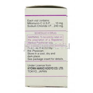 マイトマイシンC キョーワ Mitomycin-C Kyowa, マイトザイトレックス ジェネリック）,  Kyowa 注射 10mg (Biochem) 成