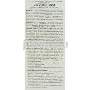 マイトマイシンC キョーワ Mitomycin-C Kyowa, マイトザイトレックス ジェネリック）,  Kyowa 注射 10mg (Biochem) 情