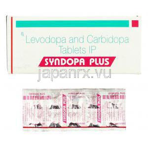 シンンドーパ・プラス Syndoopa Plus, レボドパ・カルビドパ・配合100mg/25mg 錠 (Sun Phrma)