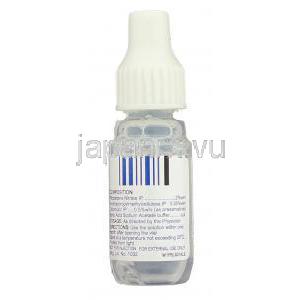 ピロカルピン（サンピロジェネリック）, Pilocar, 1% 5ML 点眼薬 (FDC) ボトル・記載情報