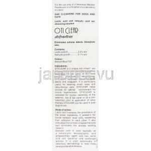 オティクリア Oticlear ラクト乳酸菌・サリチル酸 配合 125ml (Cipla) 情報シート1