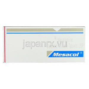 メサコール Mesacol, アサコールジェネリック, メサラジン  400mg 錠 (Sun Pharma) 箱