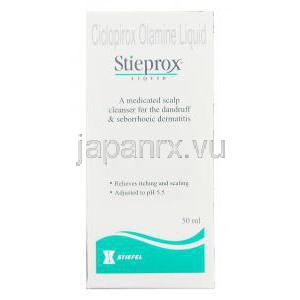 スティプロックス Stieprox, シクロピロクスオラミン 1.5% シャンプー (Stiefel) 箱
