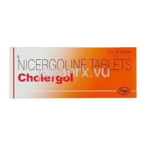 コラーゴル Cholergol, サーミオン ジェネリック,  ニセルゴリ30mg 錠 (Inga) 箱