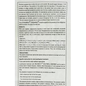 メランコシル Melanocyl, オクソラレンジェネリック, メトキサレン 1% 25ml 外用ローション (Franco Indian) 情