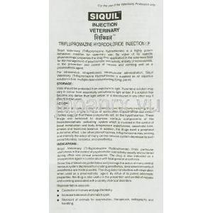 シキュイル・ペット Siquil (Pet), ベスプリン ジェネリック, トリフルプロマジン 20mg 注射 (Zydus Animal) 情
