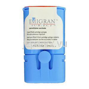 イミグラン Imigran, コハク酸スマトリプタン 6mg / 0.5ml 注射 (GSK)