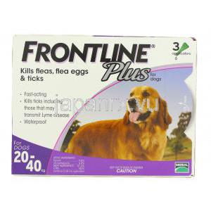フロントライン プラス(犬用) 2.68ml 大型犬 (20-40kg) (Merial)