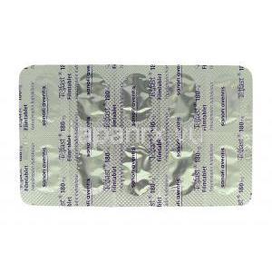 テルファスト180mg 錠 (Aventis・トルコ) 包装裏面