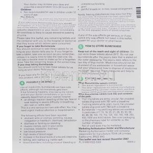 ルネトロン ジェネリック, ブメタニド 1mg 錠 (Teva) 情報シート2