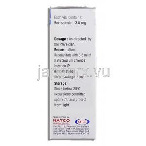 ボルテナット Bortenat, ベルケイド ジェネリック, ボルテゾミブ 3.5mg 注射 (Natco) 成分