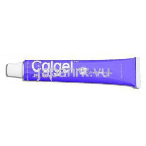 カルジェル Calgel, リドカイン 0.33% x 20gm ジェル (GSK) チューブ