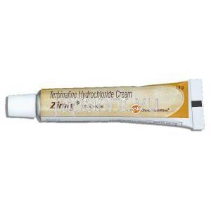 ジミグ  Zimig, テルビナフィン塩酸塩 1%  x 10gm クリーム (GSK) チューブ