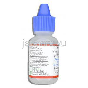 カナゾール Canazole, マイセレクス ジェネリック, クロトリマゾール 1% x 15ml ローション (Lupin) ボトル記