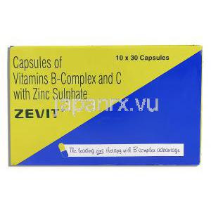 ゼビット Zevit, ビタミンBコンプレックス・ビタミンC・亜鉛配合 マルチビタミン カプセル (Re