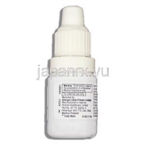 ベータガン Betagan ,  0.5% 5ml レボブノロール塩酸塩（ミロルジェネリック） 点眼薬 (Allergan) ボトル